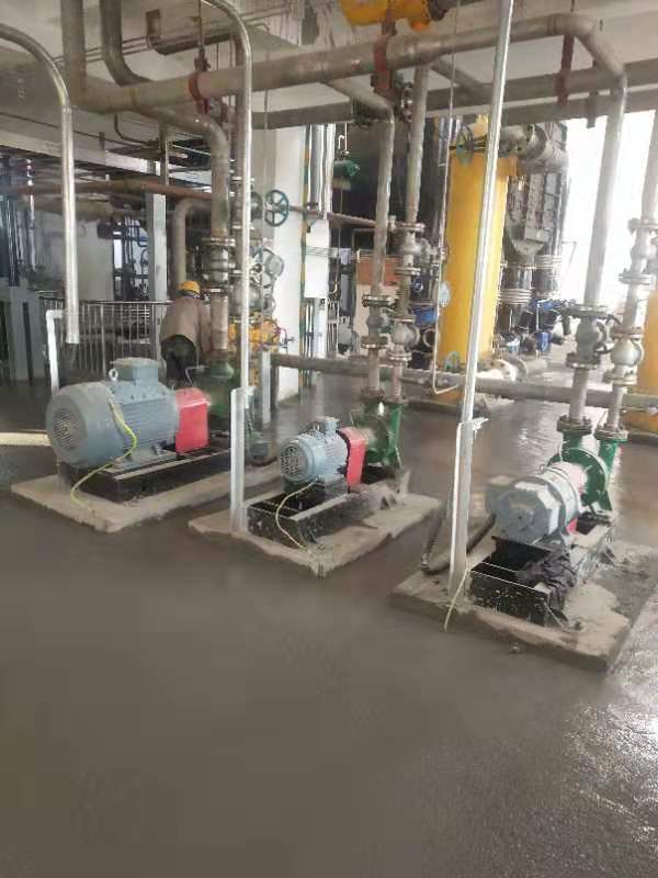 云南昆明垃圾厂焚烧改造项目,水泵调试安装